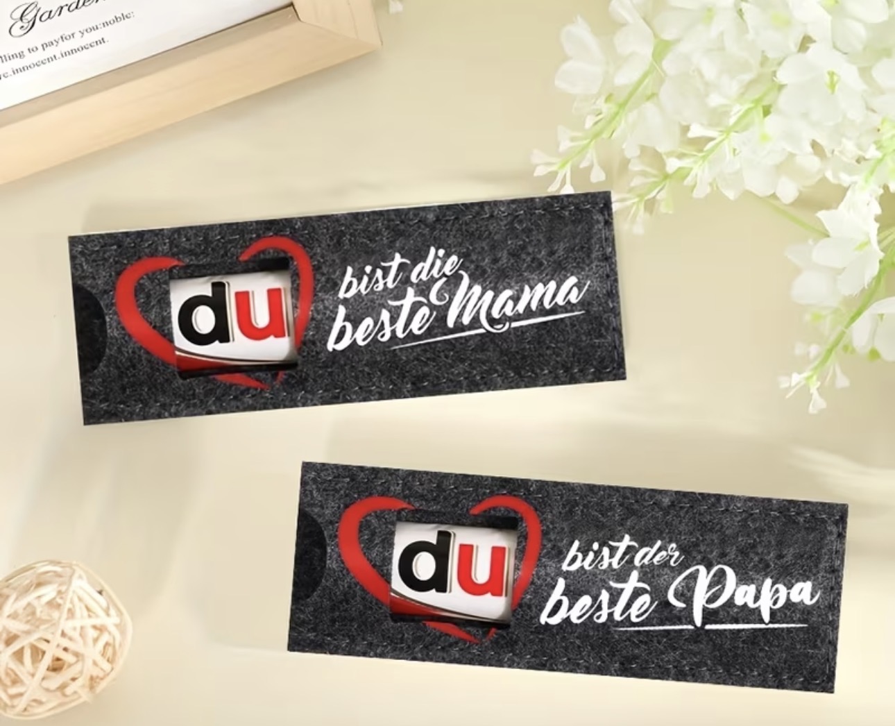 „Du bist die beste Mama“ – liebevolles Geschenk mit Herz