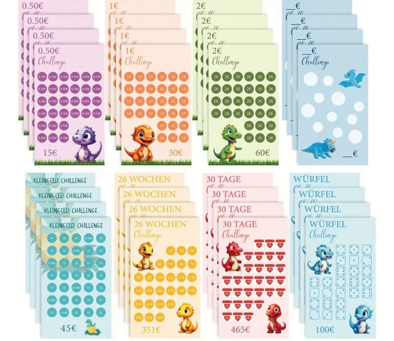 🦖💰 Dinosaurier-Sparchallenge für Kinder – spielerisch sparen lernen 💰🦖